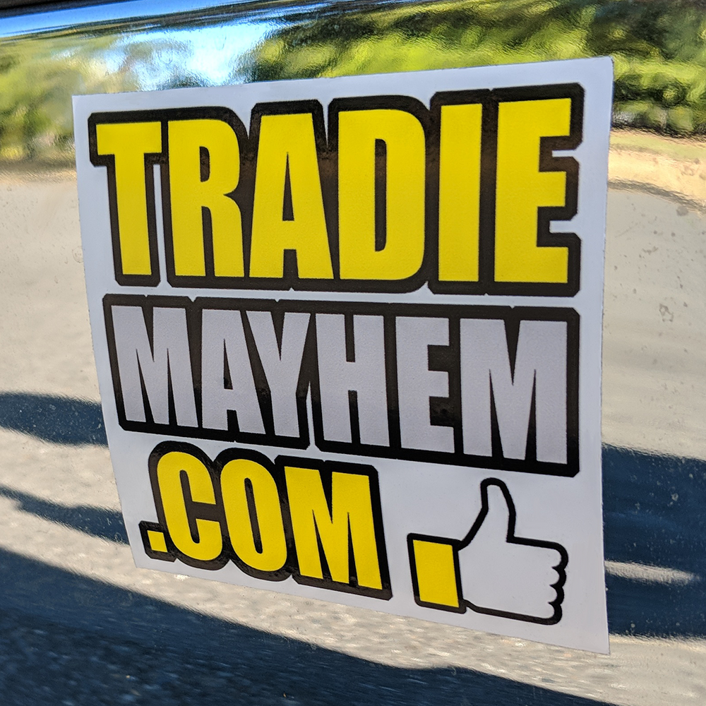Tradie Mayhem Stickers